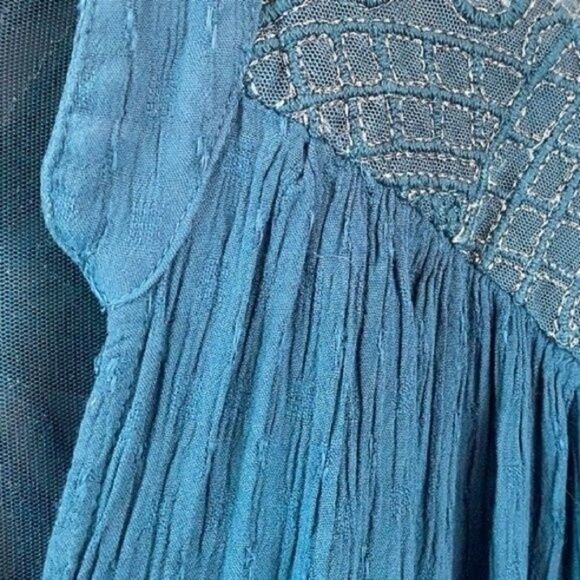 2 for $30 FREE PEOPLE Canyon Rose Pleasant Blouse - Picture 5 of 8